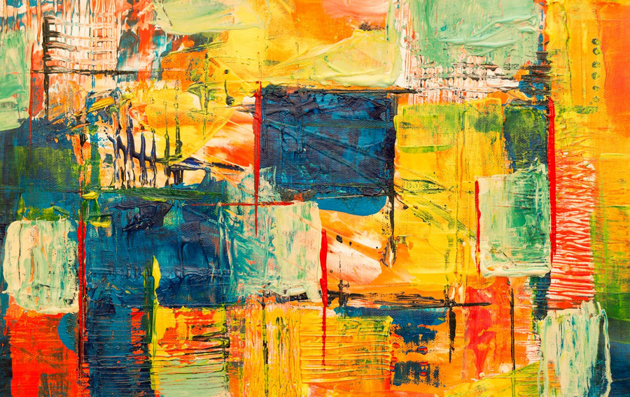 Colorful abstract painting