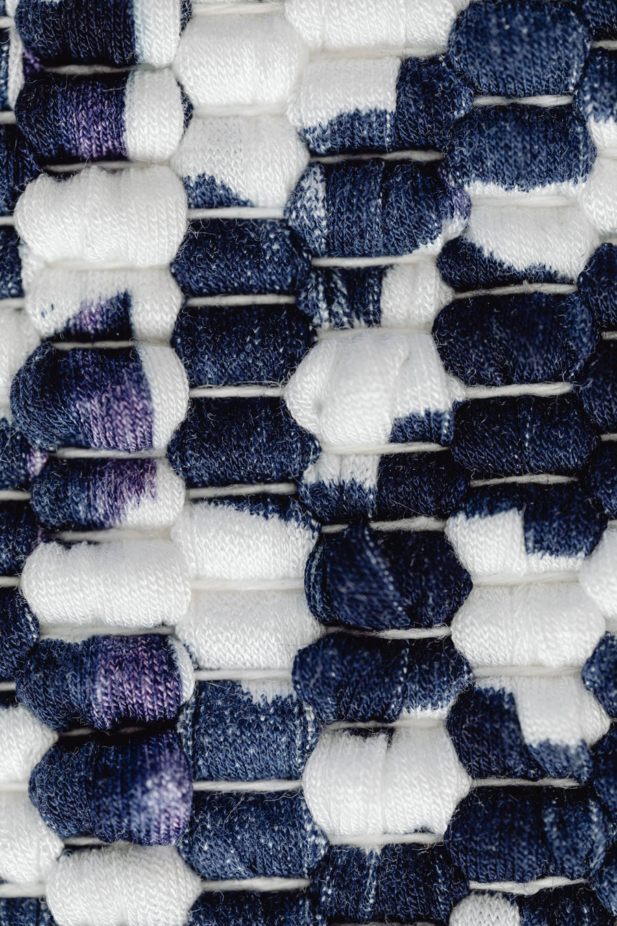 Close-up of handwoven fabric